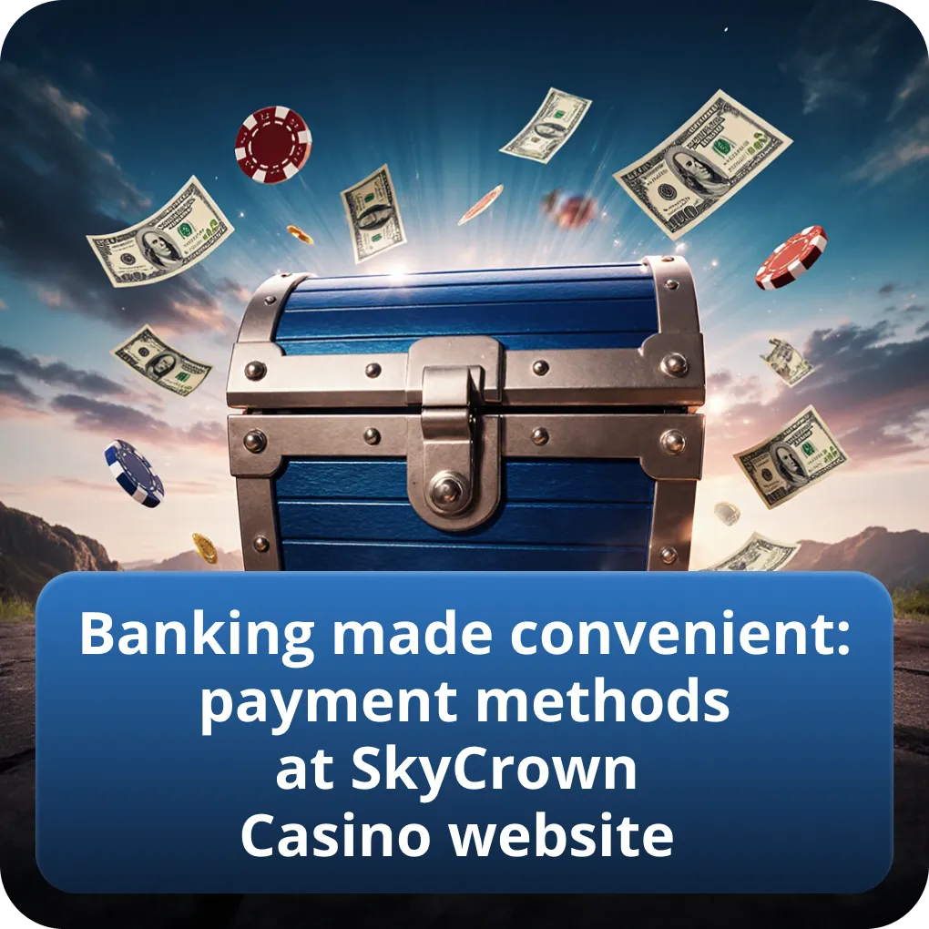 Banking made convenient: payment methods at SkyCrown Casino platform